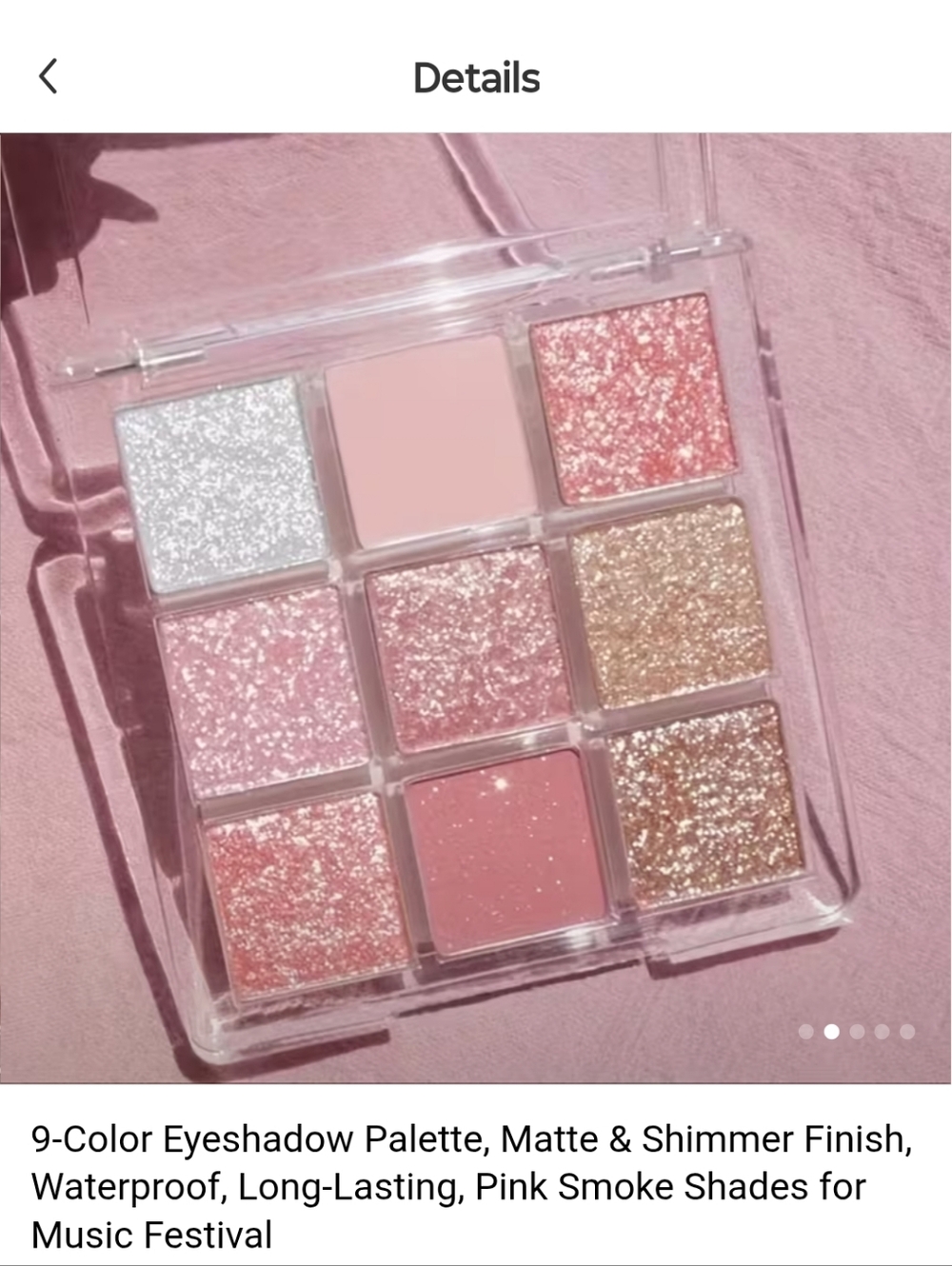 Pink Glaze Eyeshadow Pallets